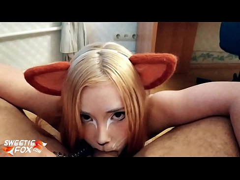 ❤️ Kitsune s'empassa la polla i es corre a la boca ❌ Vídeo de merda  a nosaltres ️❤